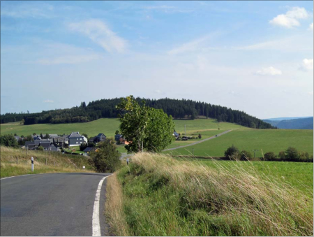 Der Ort Gsselsdorf zwischen Reichmannsdorf und Grfenthal